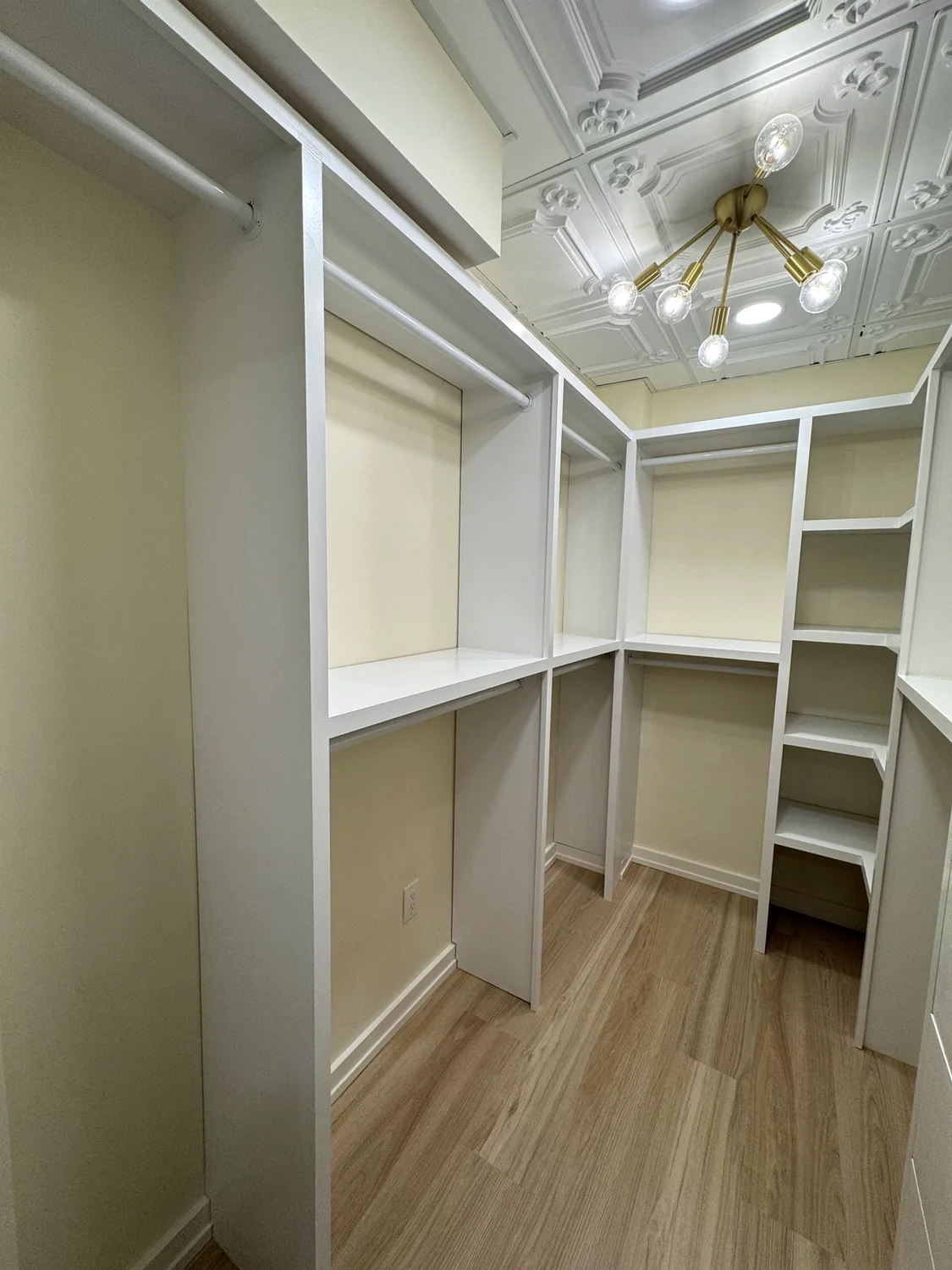 Custom walk-in closet