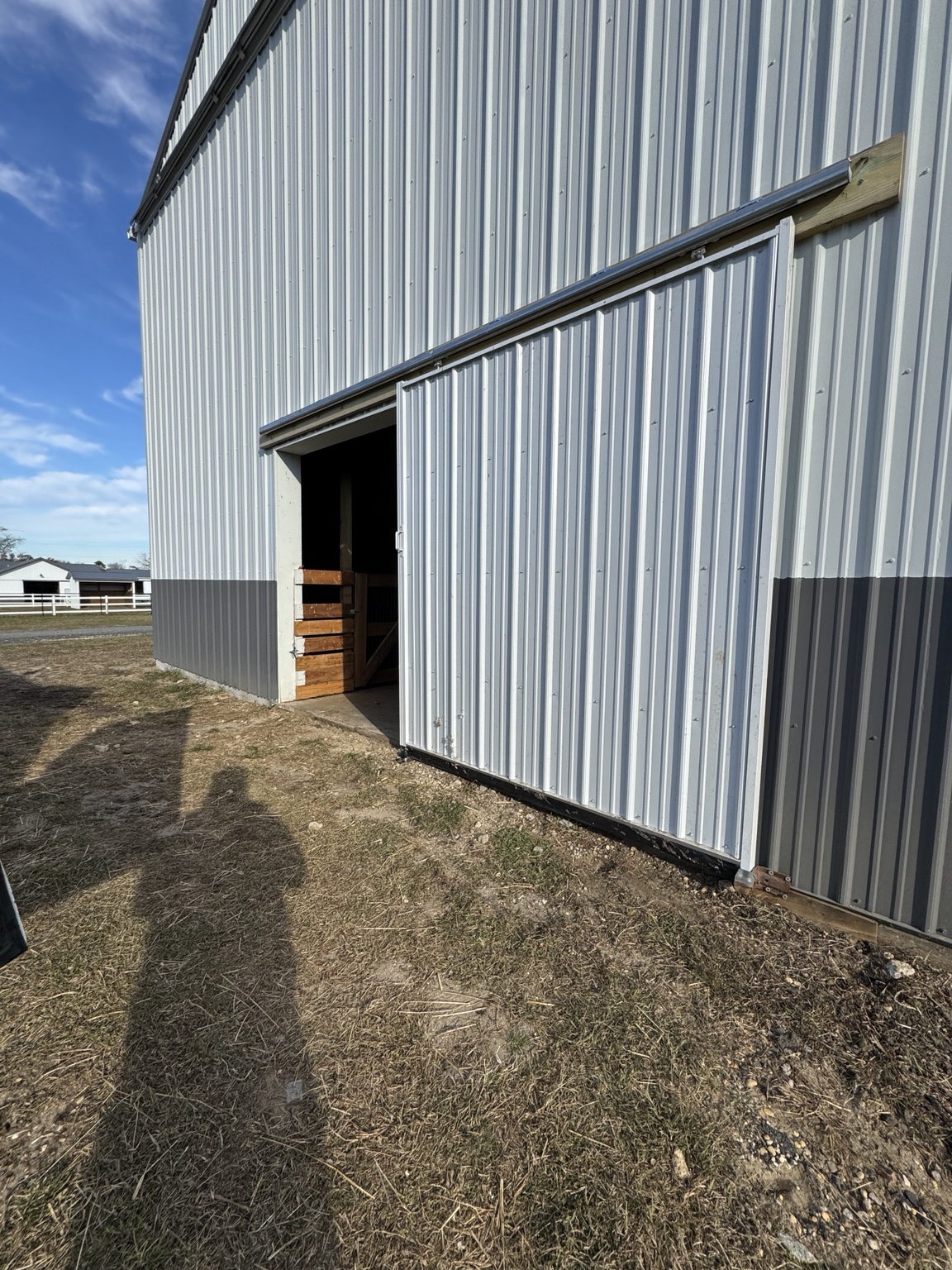 Large sliding barn door exterior project